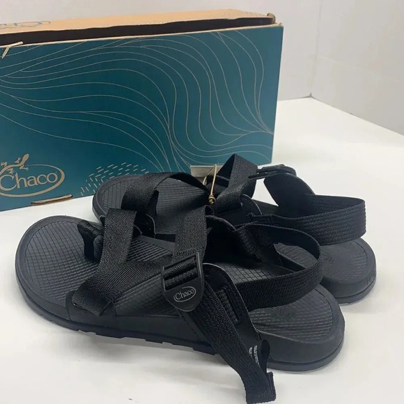 Chaco Low Down 2 Sandal Shoes Open Toe Strappy Black New NWT Men's Size 13 - Picture 4 of 9